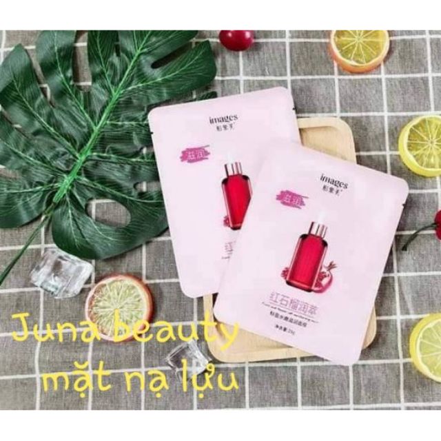 Mặt Nạ Cấp Ẩm Dưỡng Da Images nha đam , lựu đỏ , chanh