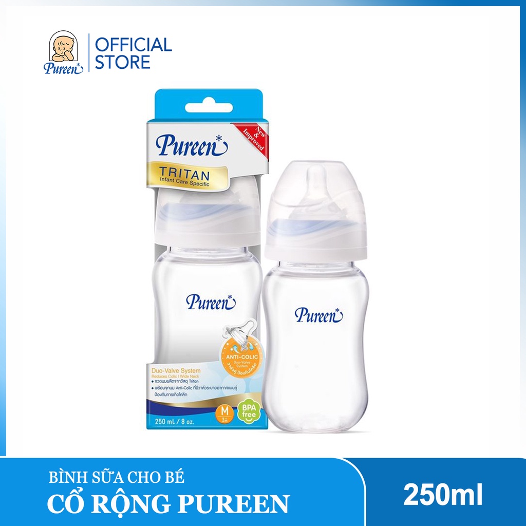 Bình sữa Cổ Rộng Pureen