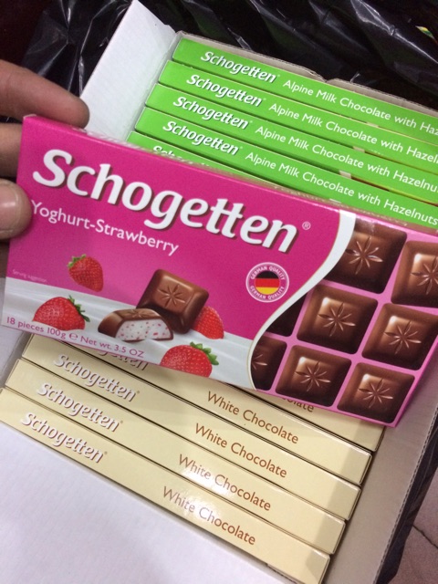 Thanh Socola Đức Schogetten 100g (18 khối /6 vị) | BigBuy360 - bigbuy360.vn