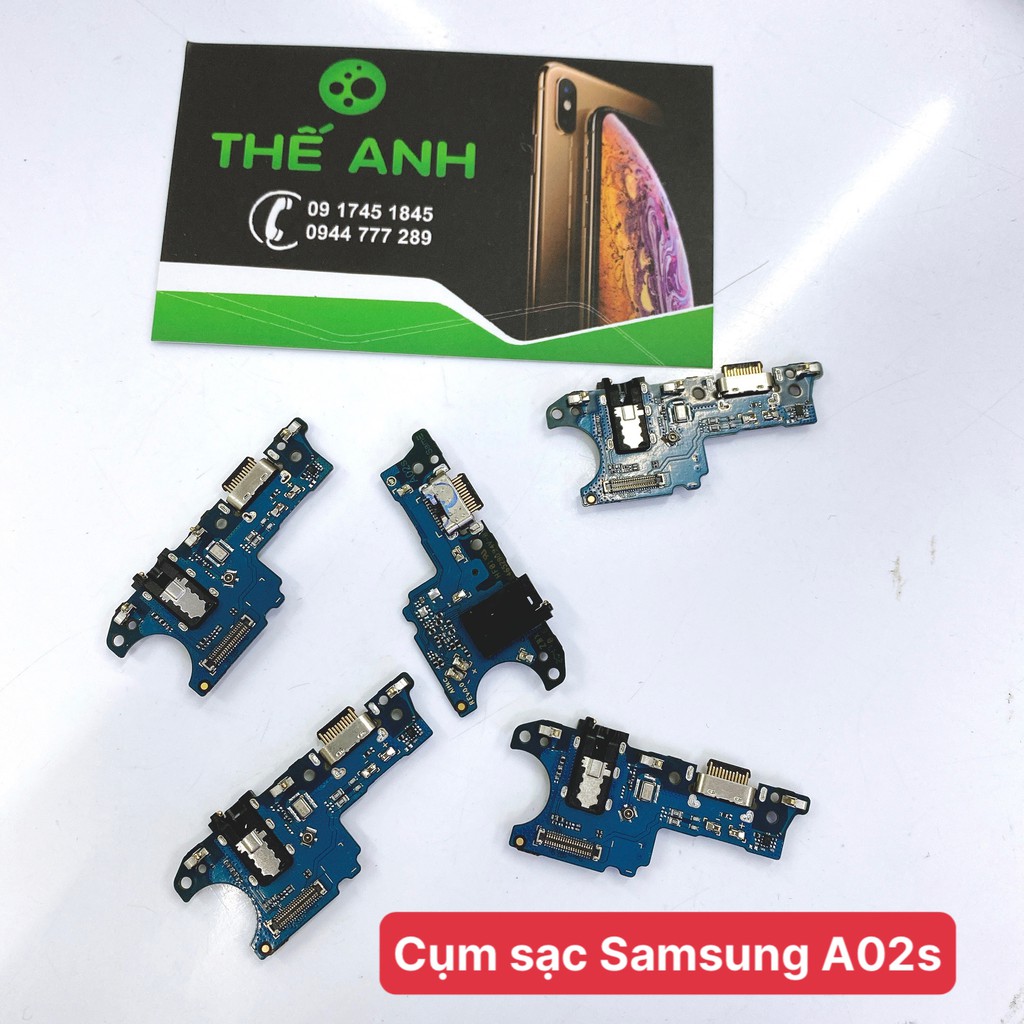 Cụm sạc Samsung A02s SM-A025F/DS ( mic , tai nghe ) , mạch sạc A02s SM-A025 linh kiện loại tốt, bảo hành đổi trả