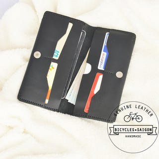 Ví Nữ Cầm Tay Da Bò Thật Handmade