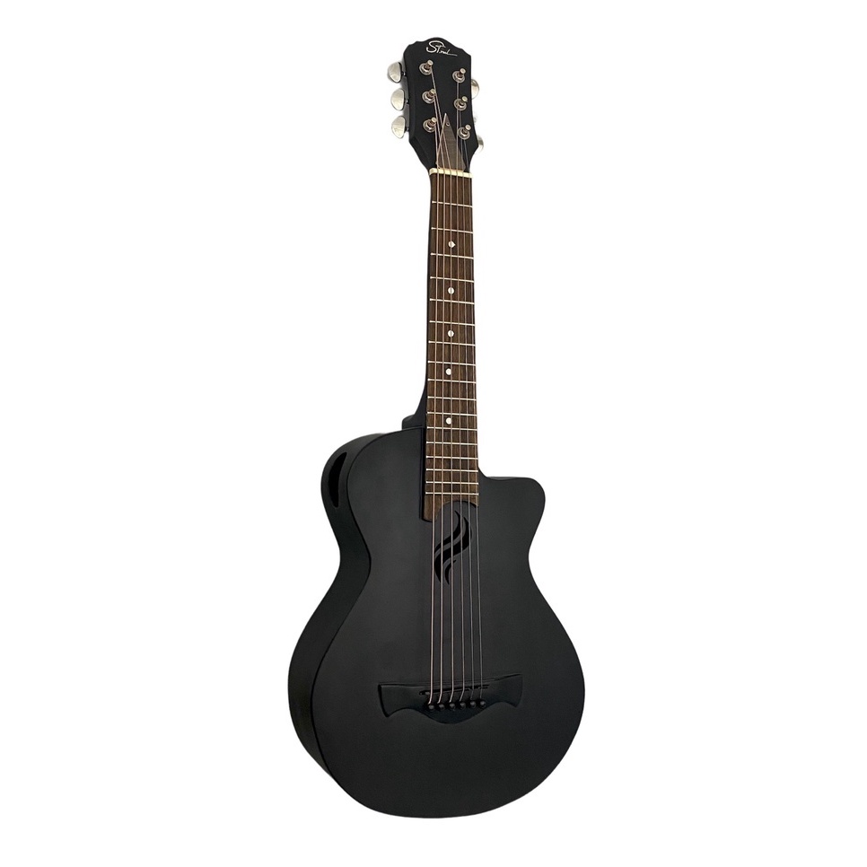 [MÃ giảm 40K]Đàn Guitar Mini Acoustic Mã Black DC-01 Chính Hãng ST.Real Guitar Sài Thành Kích Thước 80cm Size 1/2