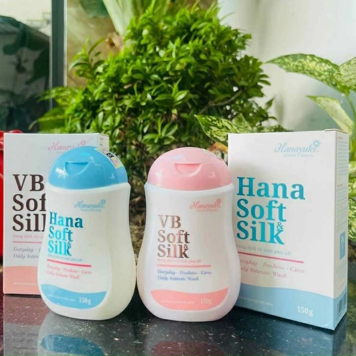 [CHÍNH HÃNG %] DUNG DỊCH VỆ SINH PHỤ NỮ HANA SOFT SILK HANAYUKI 150ML