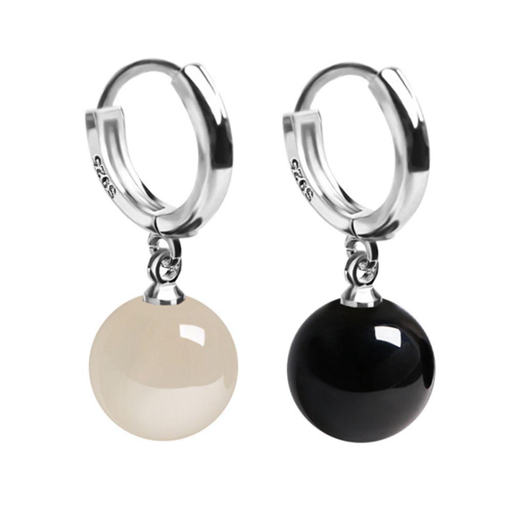 Bông Tai Dạng Vòng Tròn Đính Hạt Tròn Hóa Trang Qiqi Cho Nữ