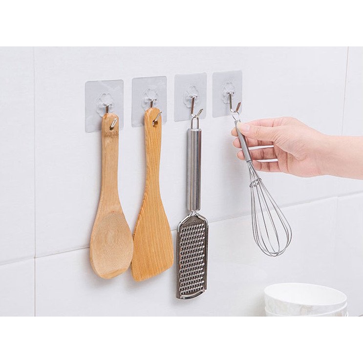 Miếng dán cường lực trong suốt- Móc dán tường