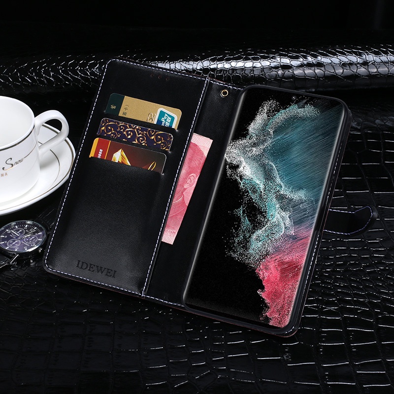 Ốp Lưng Da Cá Sấu Sang Trọng Dành Cho Samsung Galaxy S22 Ultra S22+