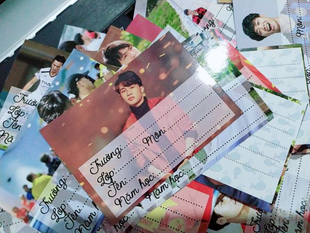 20 Nhãn vở in theo yêu cầu siêu xinh