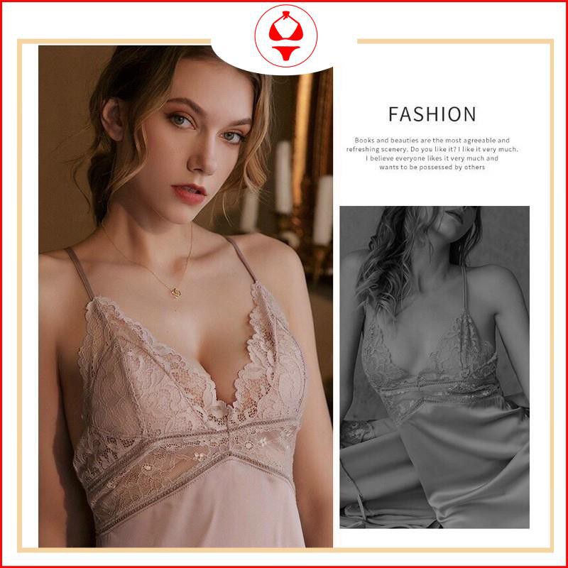 VÁY NGỦ REN ⚡ freeship ⚡VÁY HỞ LƯNG SEXY CHẤT LỤA NHẸ CAO CẤP C1278 | BigBuy360 - bigbuy360.vn
