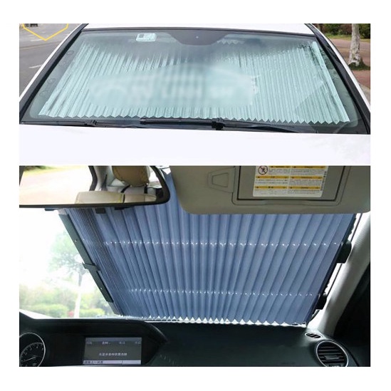 Rèm che nắng kính lái ô tô thiết kế dạng xếp, che nắng ô tô hiệu quả, lắp đặt nhanh gọn, đơn giản