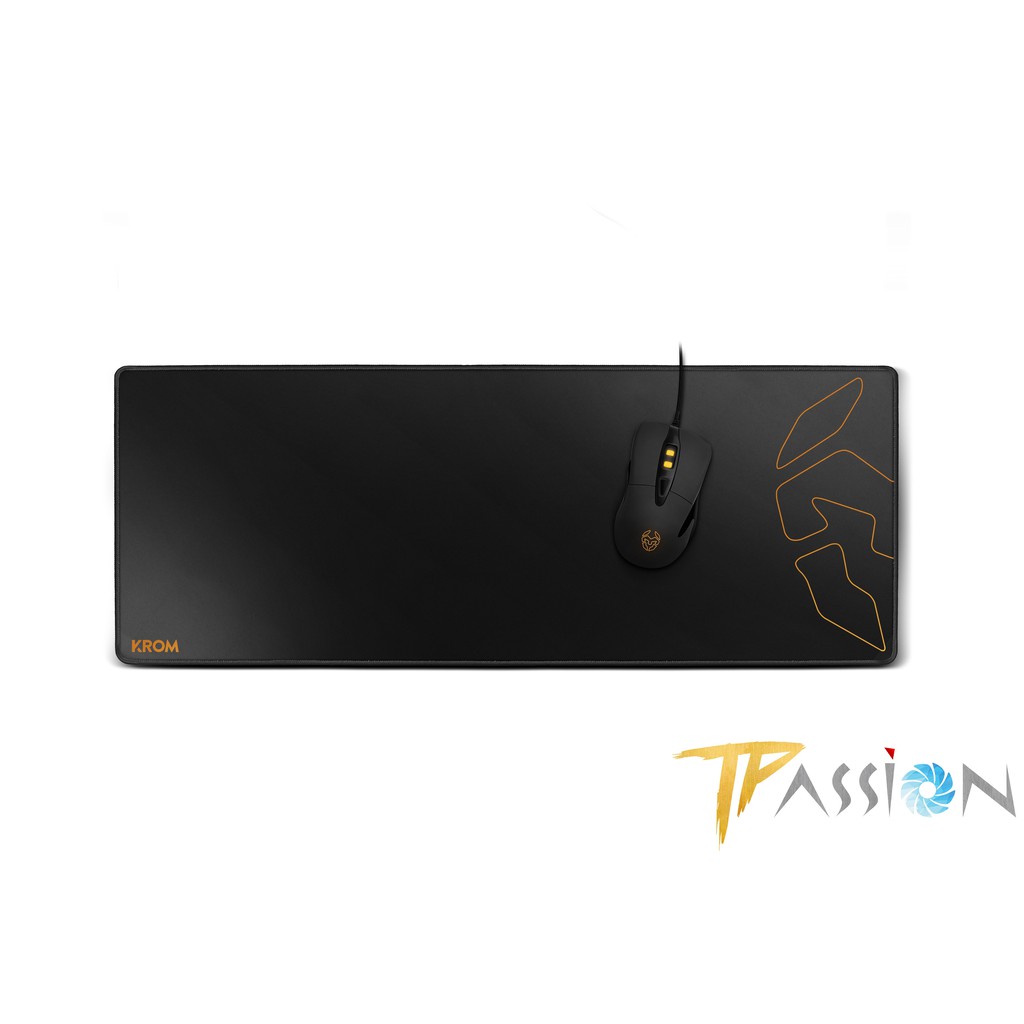 Bàn di chuột KROM GAMING KNOUT XL (900 x 350 x 3 mm) - Mouse pad cao cấp đến từ Tây Ban Nha, sang trọng, bền bỉ