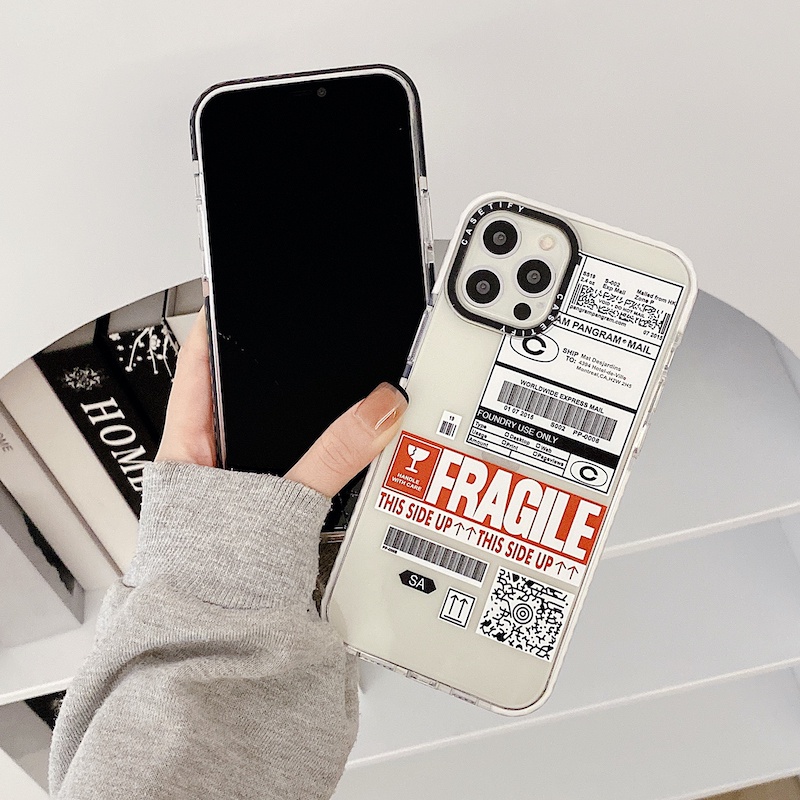Ốp Điện Thoại Mềm Trong Suốt Họa Tiết Nhãn Dán Cho iPhone 15 14 13 12 11 Pro Max Mini X XS XR 6 6s 7 8 Plus SE 2020