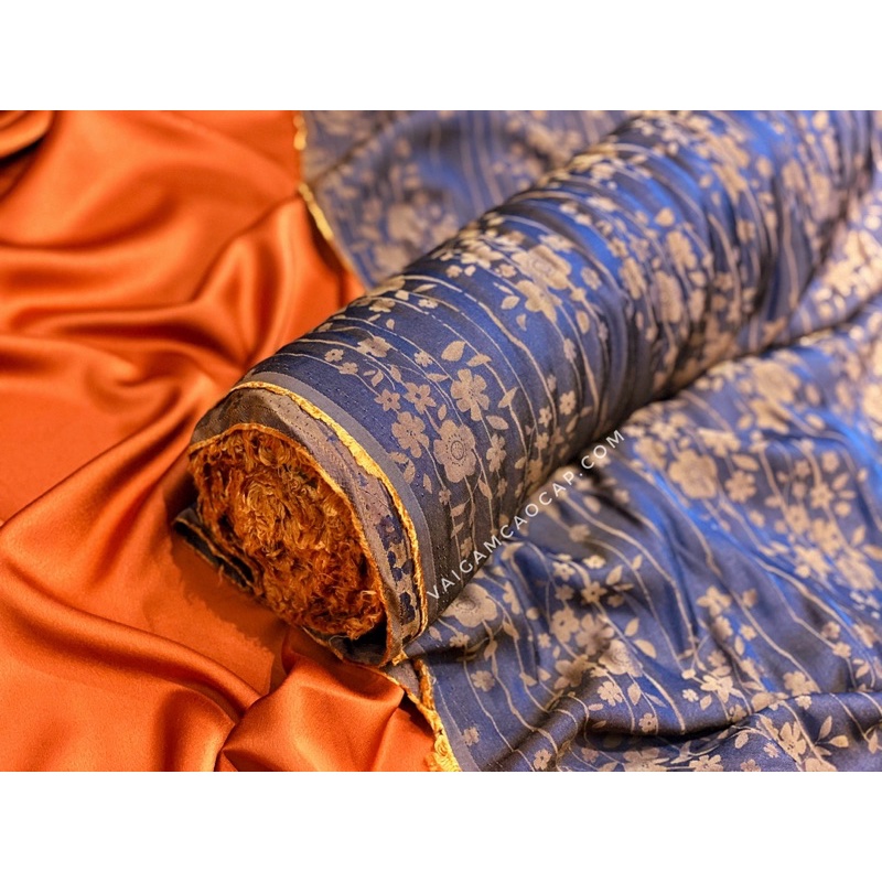 Vải Lụa Hàng Châu Hoa Cánh Nhọn