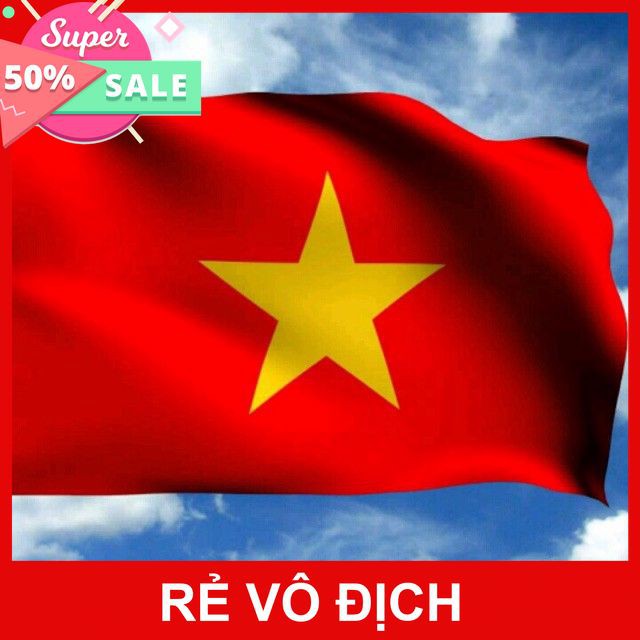 [XÃ KHO] ÁO, BĂNG RÔN, CÂY CỜ NHỎ, LÁ CỜ VIỆT NAM LỚN (70cm*1,2m) TREO LỄ TẾT, CỔ VŨ [HCM]