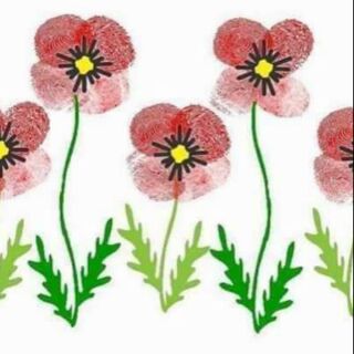 bộ màu vẽ vân tay