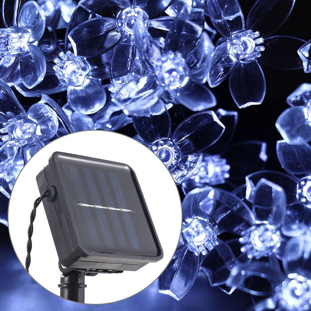 Dây Đèn Led Trang Trí Ngoài Trời Sử Dụng Năng Lượng Mặt Trời