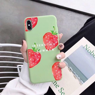 Ốp lưng iphone 6 6s 6Plus 7 7PLus Hình dâu tây