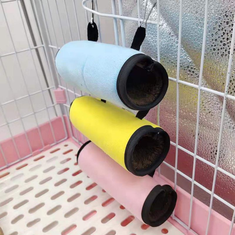 Đường hầm treo lồng dùng làm giường ngủ nghỉ ngơi và vui chơi cho hamster / chuột / vẹt / sóc / thú cưng
