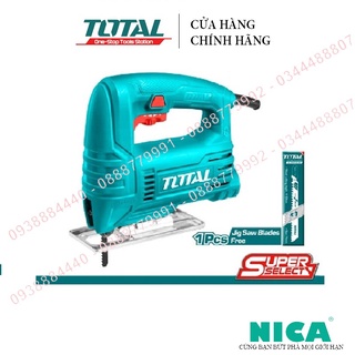Máy cưa lọng cầm tay TOTAL TS2045565 400W tốc độ không tải 800-3000v/p, kèm 1 lưỡi cưa lọng - Chính hãng - thietbilaodon