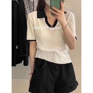 Áo Polo cổ bẻ V (719) (ảnh tự chụp)
