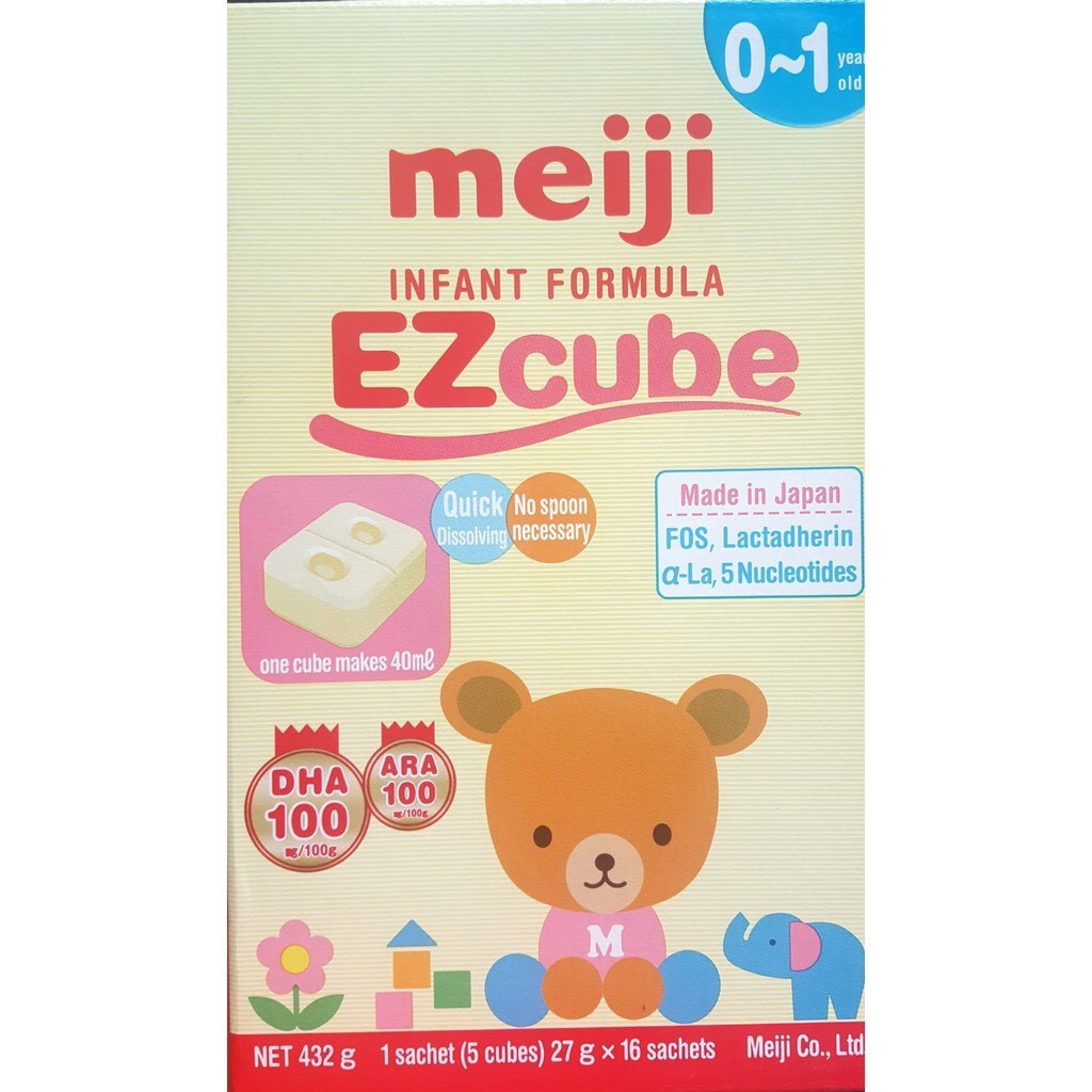 [bán lẻ] Sữa meiji số 0 dạng thanh lẻ 27g/thanh (hàng nhập khẩu)
