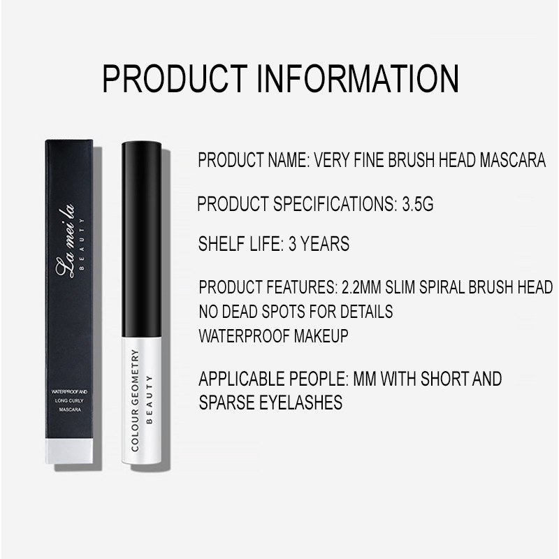 Mascara 2mm Lameila Chống Thấm Nước Và Lâu Trôi Cao Cấp