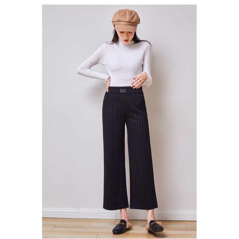 quần tây thun đen sọc dọc big size 65-75kg