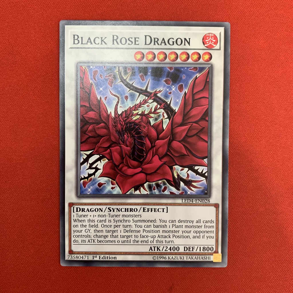 [EN-JP][Thẻ Bài Yugioh Chính Hãng] Black Rose Dragon