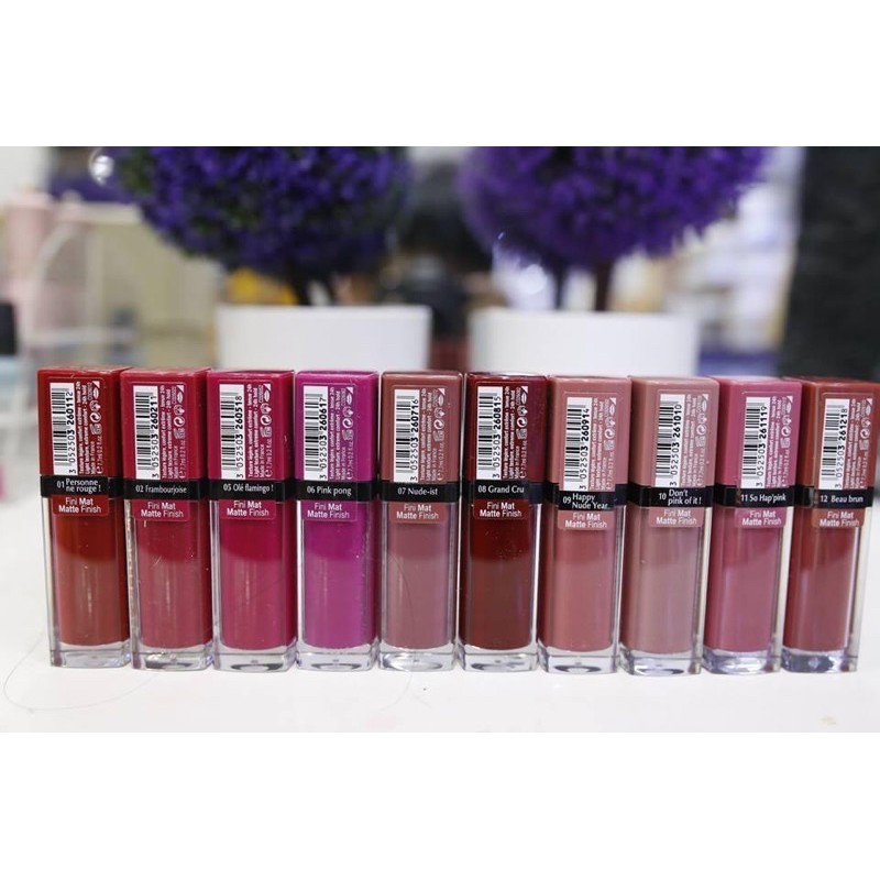 Son kem BJ Bourjois velvet số 01.02.03.04.05.06.07.08.09.10.11.12.13.15.16.17.18.19.20.33 | BigBuy360 - bigbuy360.vn