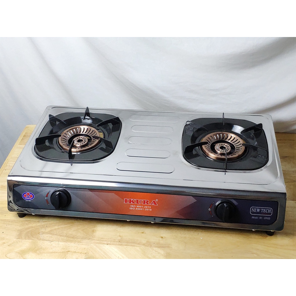 Bếp Đôi Inox Tiết Kiệm 30% Gas - IV 0102