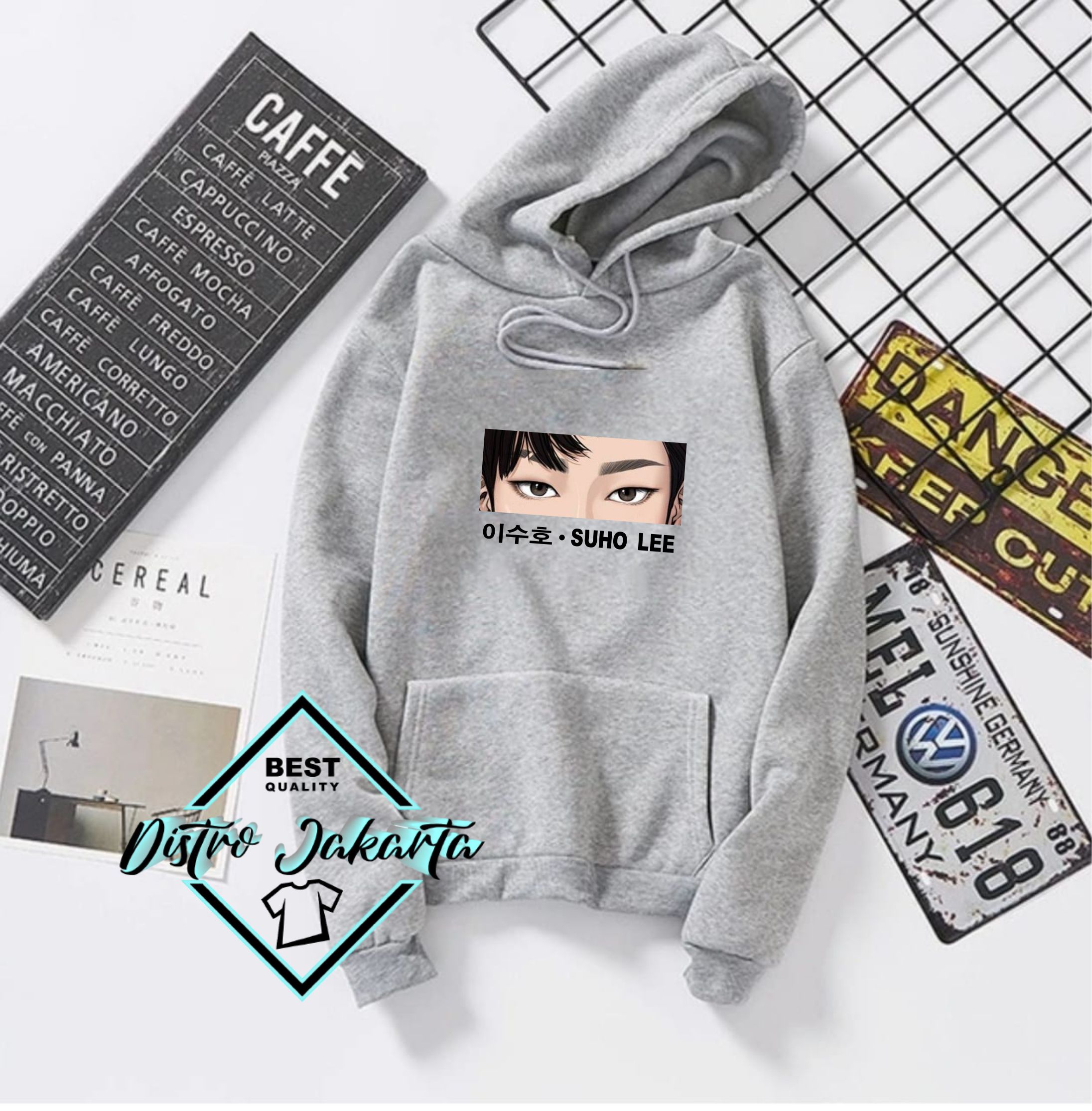 Áo Hoodie In Hình Nhóm Nhạc Kpop Suho Lee M-Xxl Chất Lượng Cao