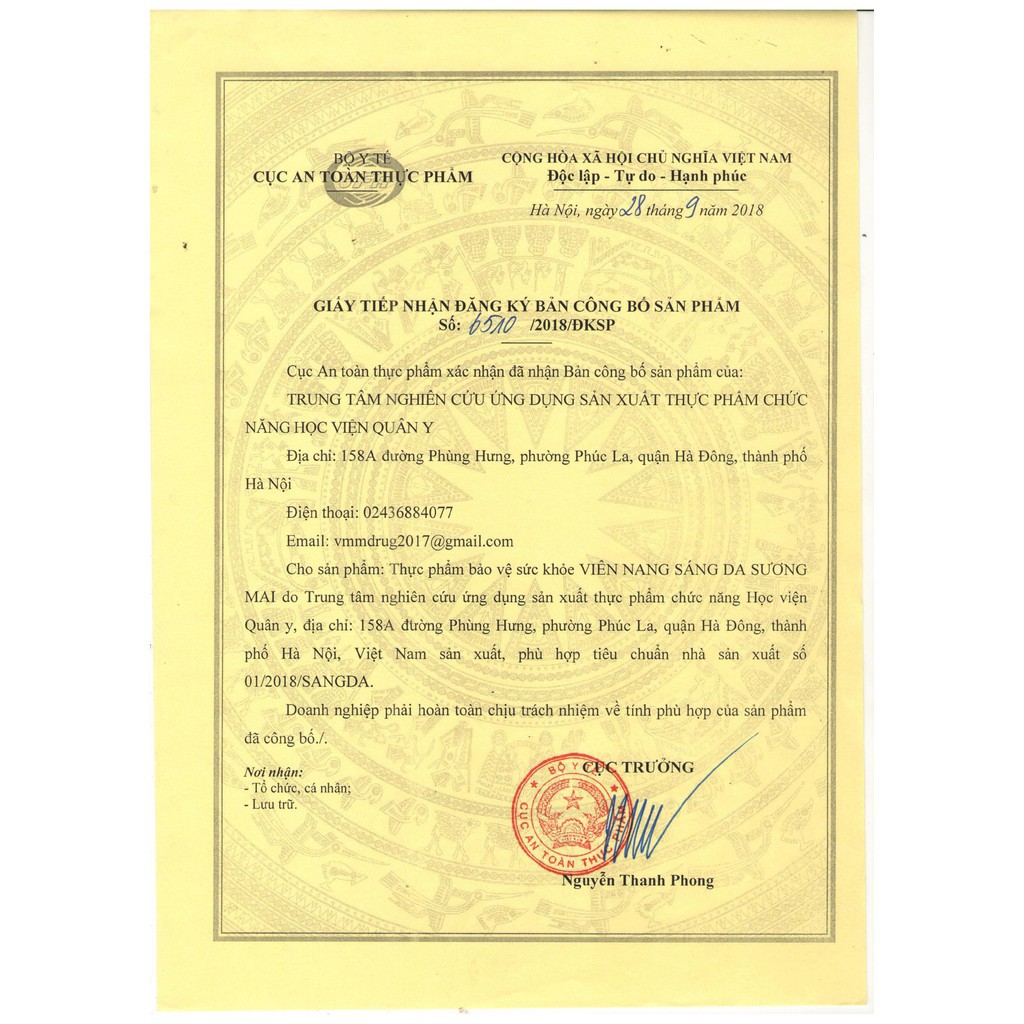 (Combo 2 hộp) Viên uống trắng da, sáng da Sương Mai Học Viện Quân Y- Giúp da mềm mại, sáng trắng- CHÍNH HÃNG HVQY | BigBuy360 - bigbuy360.vn