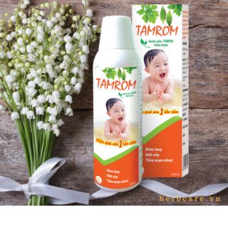 TamRom - Nước tắm 100% thảo dược dành cho bé (chai 250ml)