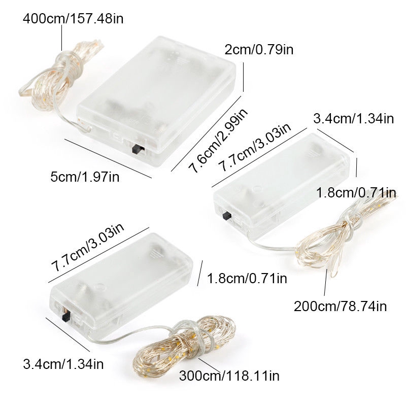 Dây đèn LED 20 / 30 / 40 trang trí dễ chịu