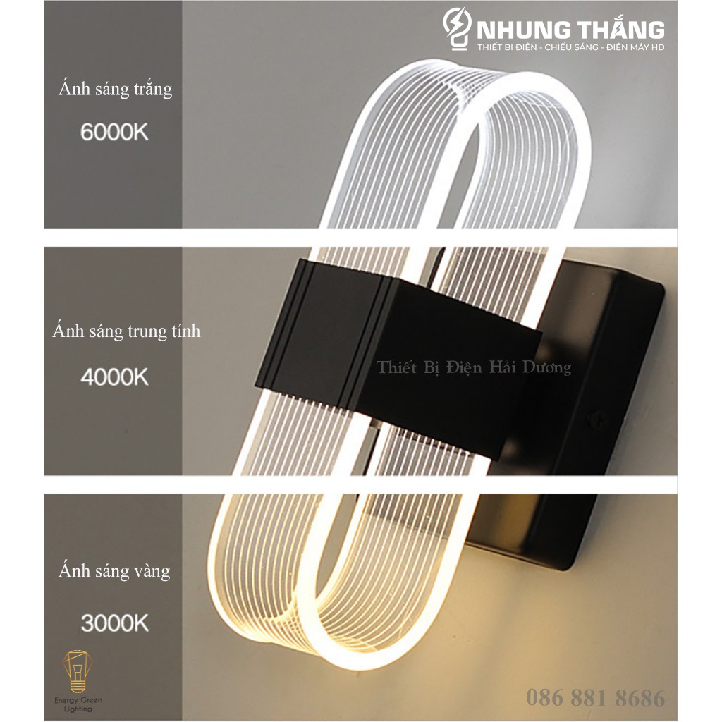 Đèn LED Gắn Tường DT-276 - Trang Trí Trong Nhà , Cầu Thang , Hành Lang - 3 Chế Độ Ánh Sáng - Energy Green Lighting