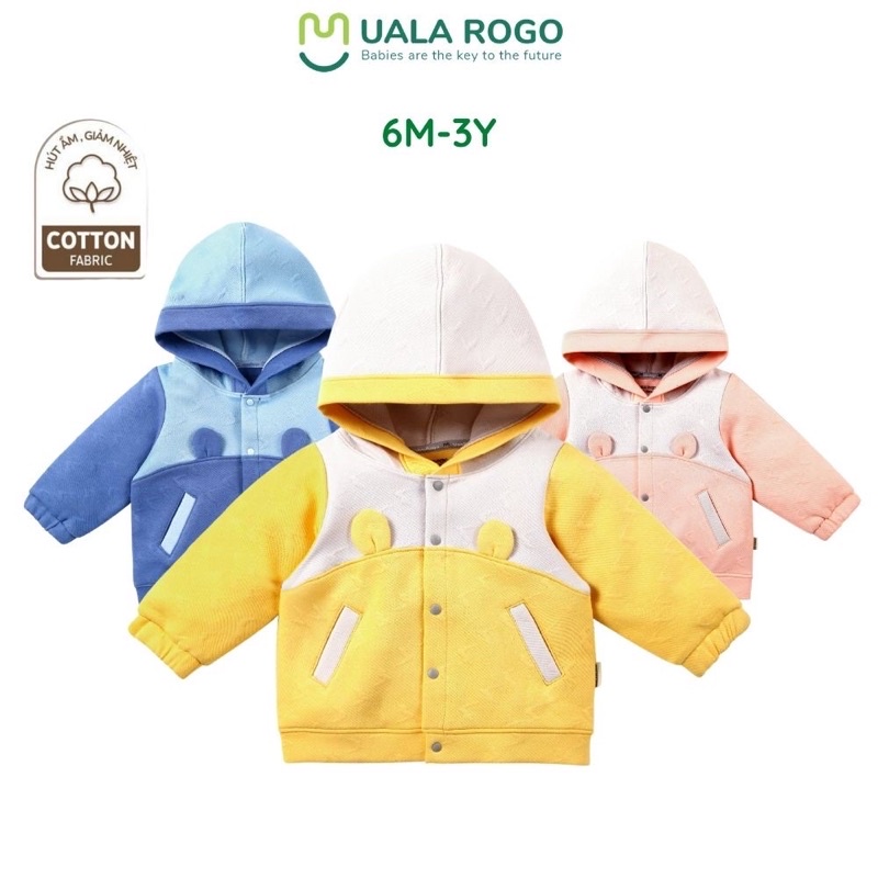 Áo khoác uala rogo tai gấu