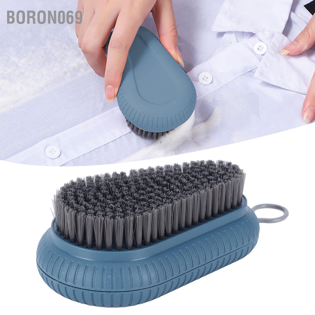 Bàn chải chà sàn Giặt quần áo Giày dép Bồn tắm mềm Dụng cụ vệ sinh gia đình Màu xanh lam Boron069