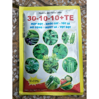Phân bón lá npk 30-10-10+te gói 100g vọt đọt tạo đọt phát lộc