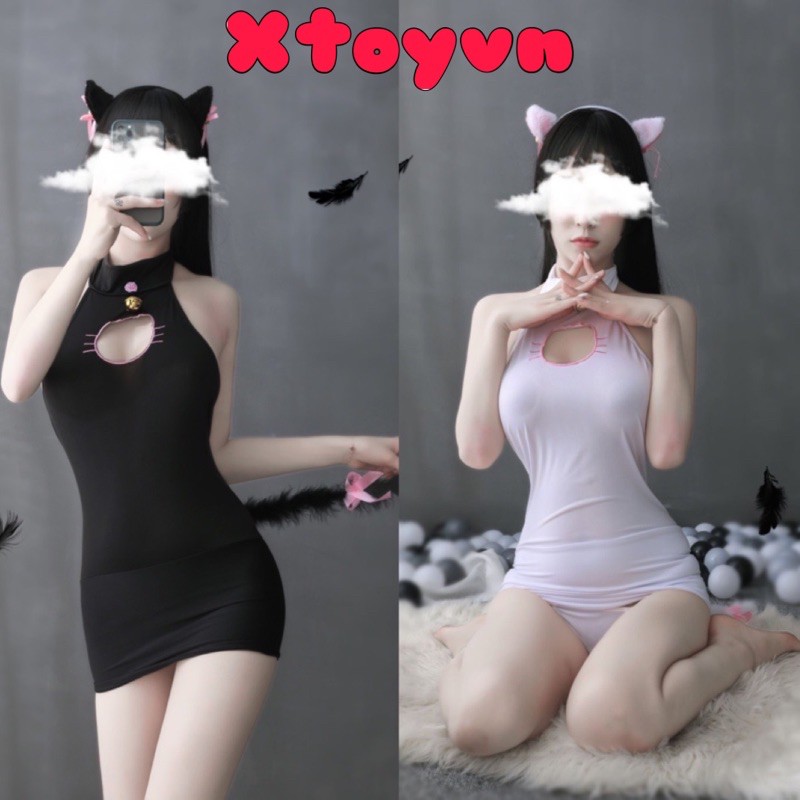 CosPlay Sexy Mèo Tinh Nghịch Đồ Ngủ Sexy Váy Ngủ Quyến rũ Đồ Lót - Nội Y Nữ - NY36 - NY37