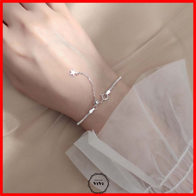 Vòng tay bạc lấp lánh Twinkle – lắc tay bạc ViVi_Gift