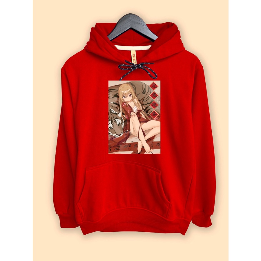 Áo Hoodie Tay Dài Waifu aisaka taiga Toradora Tiger Màu Trắng/Xanh Navy/Xám/Xanh Dương/XXL