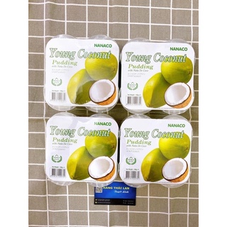 Rau câu Nanaco dừa non 108g*4