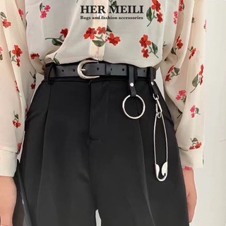 L47Thắt Lưng Da Phối Kim Băng Cực Cá Tính Tiện Lợi Khi Đi Ăn Ốc TL47