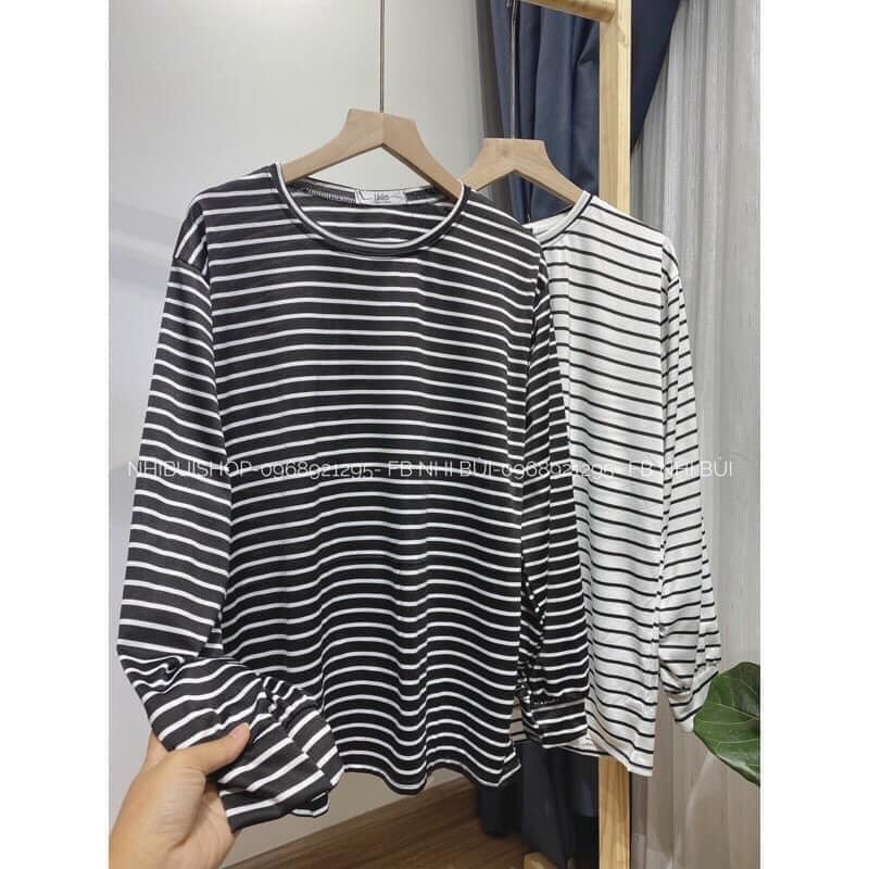 Áo Thun Kẻ Oversize (Áo Thun Unisex Form Rộng)