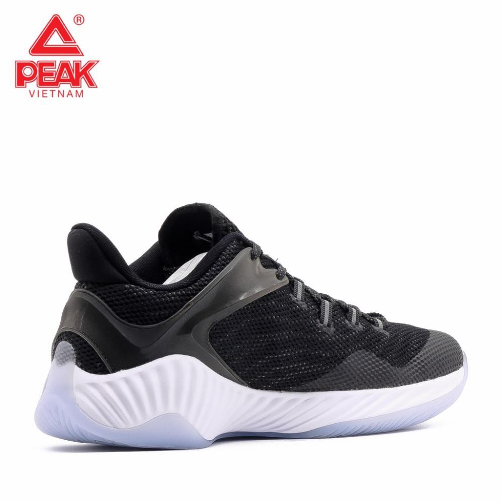 ĐẲ𝐍𝐆 𝐂Ấ𝐏 Giày bóng rổ PEAK Basketball Ultra Light STA E92041A – Đen Trắng