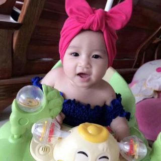 Combo 3 mũ turban thỏ cho bé