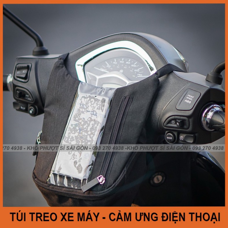 HOT- Túi treo đầu xem máy cho shiper đựng điện thoại xem bản đồ, grab, grap, go việt, đi phượt
