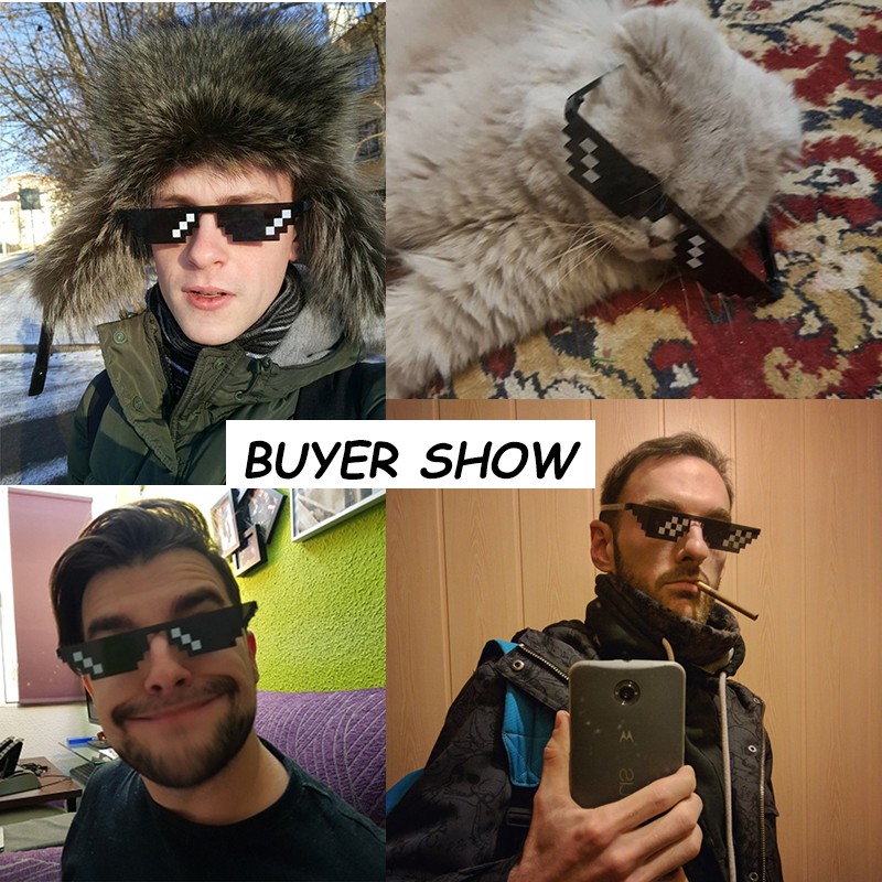 Kính mát thiết kế cá tính nhiều màu tùy chọn