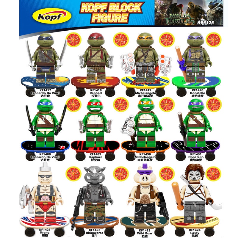 Mô Hình Lắp Ráp Lego Nhân Vật Ninja Rùa Kf6125