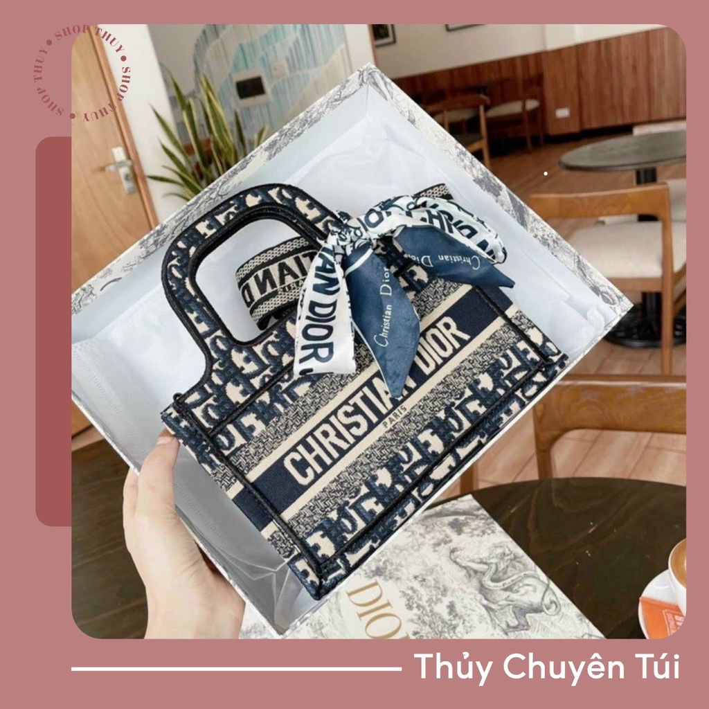 Túi Dio Thổ Cẩm size 22 kèm khăn