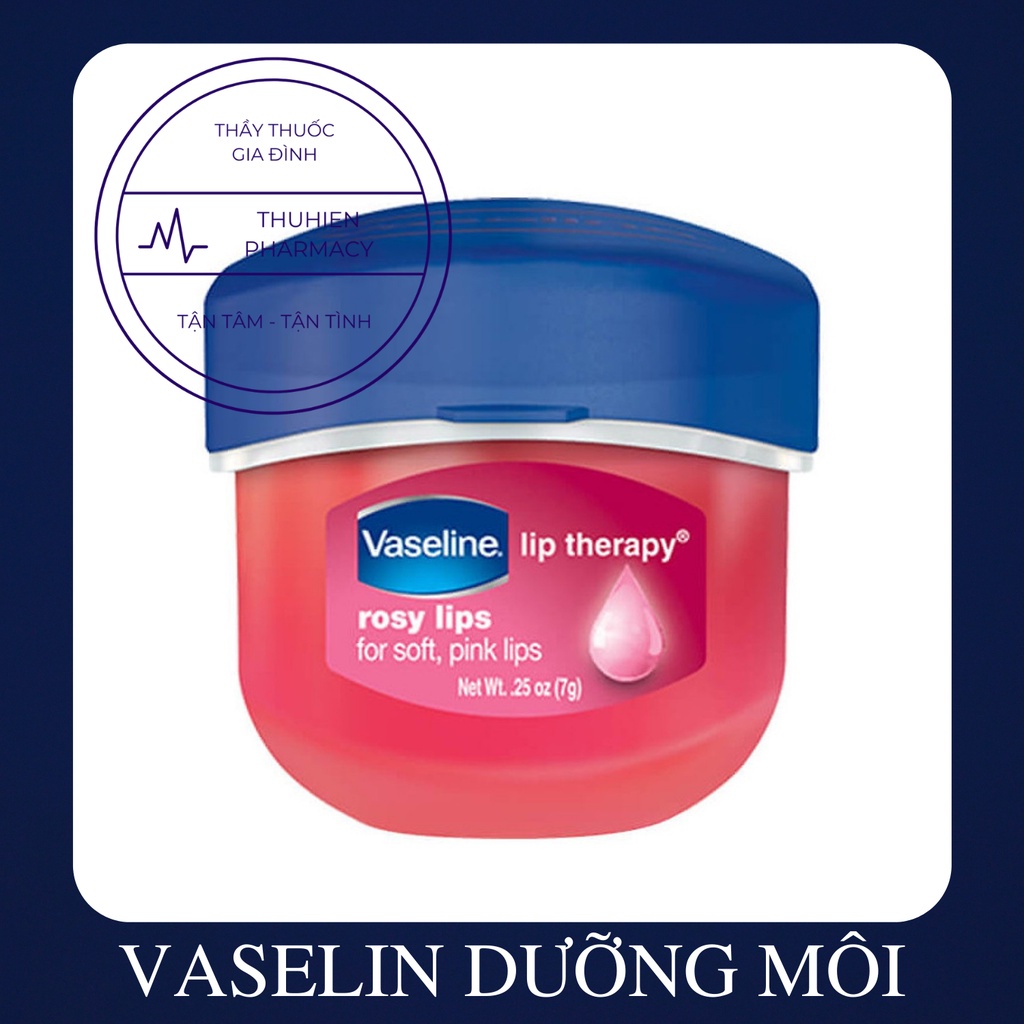 Son dưỡng môi có màu Vaselin Lip Therapy Rosy Lips 7g - Sáp dưỡng àm mềm môi, giảm thâm môi